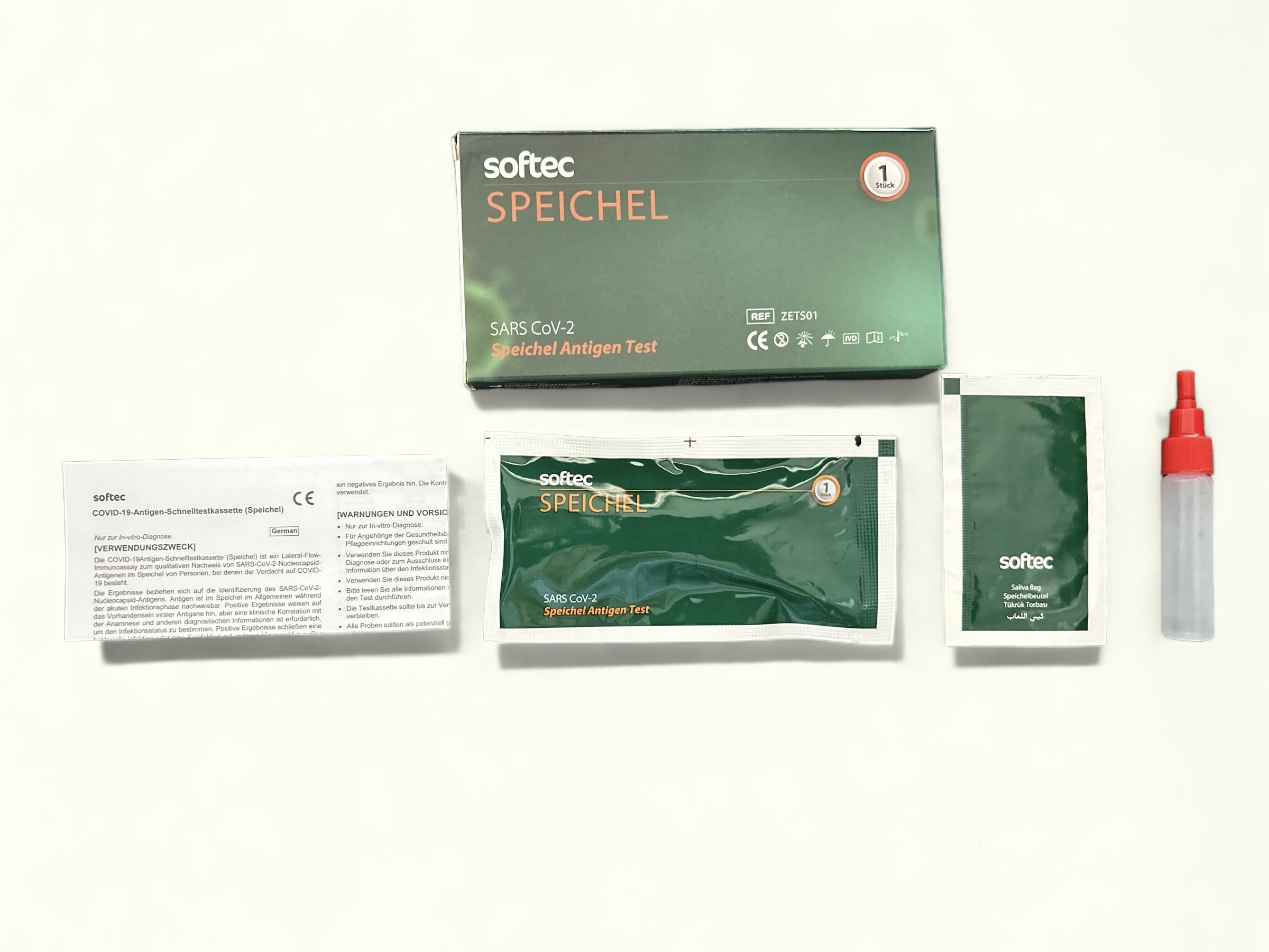 softec saliva covid-19 test kit || Zet Biotech | Rapid Test Kits