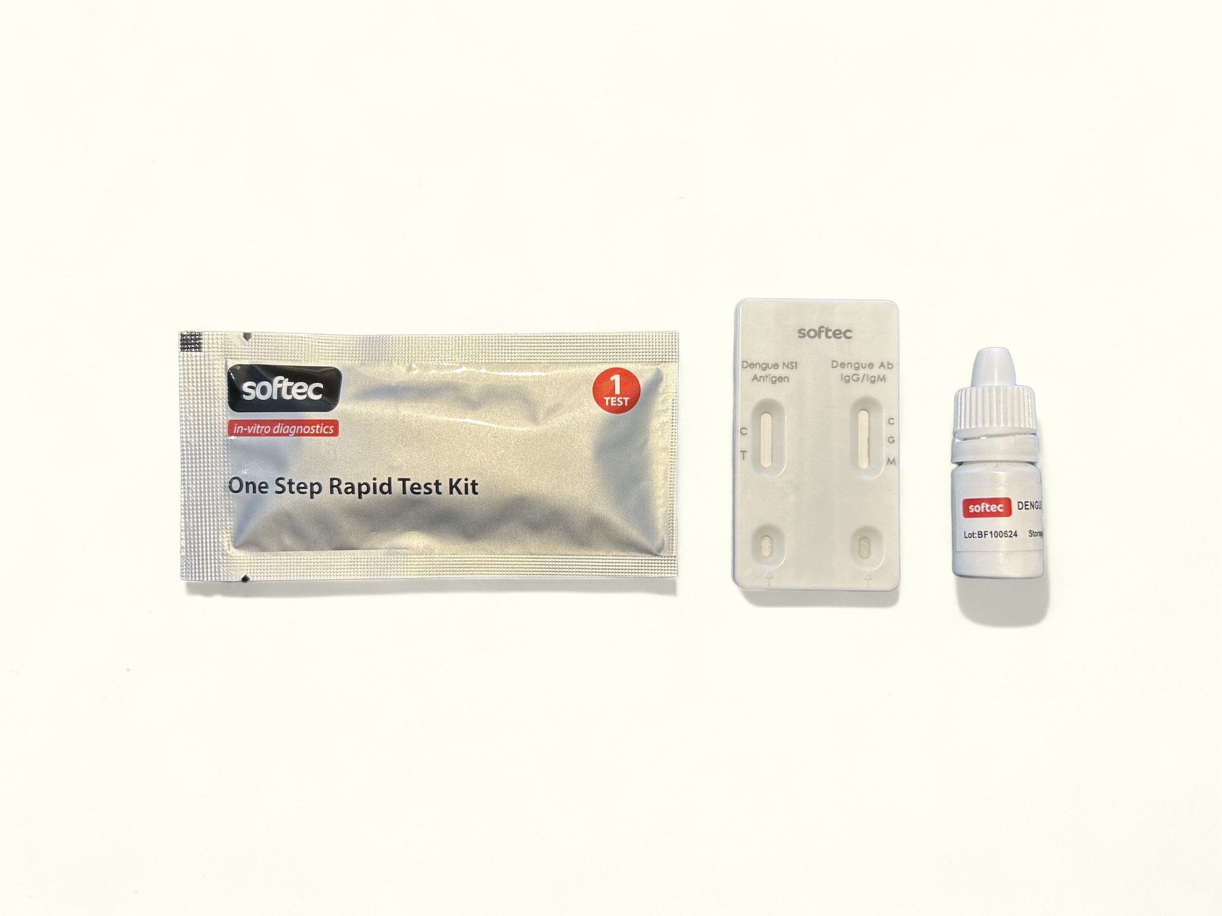 SOFTEC Dengue NS1 + IGG / IGM Combo Test Kit || Zet Biotech | Rapid Test Kits